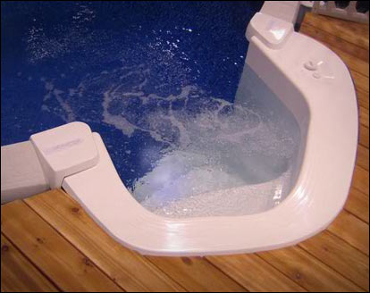 Escalier Aqua Lounge pour Piscine Hors-Terre