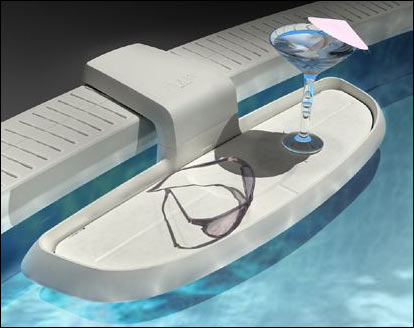 Plateau de service pour piscine hors-terre